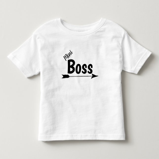 T-shirt Pour Les Tous Petits Mini Boss (Devant)
