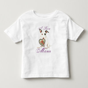 T-shirt Pour Les Tous Petits Miniature Bull Terrier Heart Maman