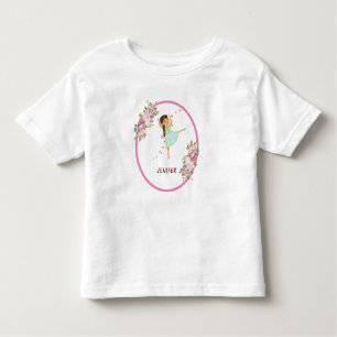 T-shirt Pour Les Tous Petits Minuscule danseur Ballet Floral rose Fête Anniv