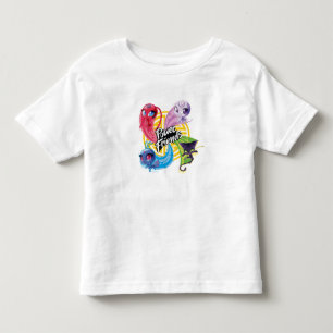 T-shirt Pour Les Tous Petits Miraculous Kwamis Power Friends