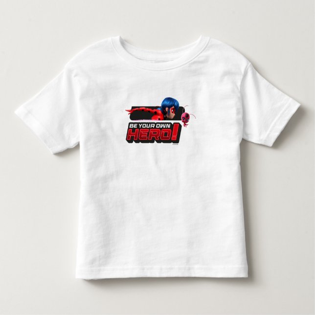 T-shirt Pour Les Tous Petits Miraculous Ladybug & Tikki | Soyez votre propre hé (Devant)