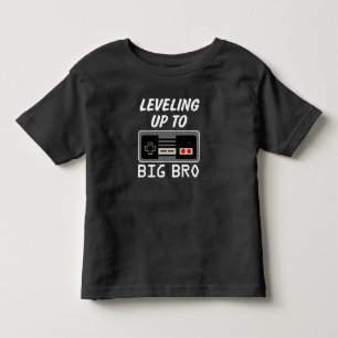 T-shirt Pour Les Tous Petits Mise à niveau jusqu'au grand frère de jeu vidéo