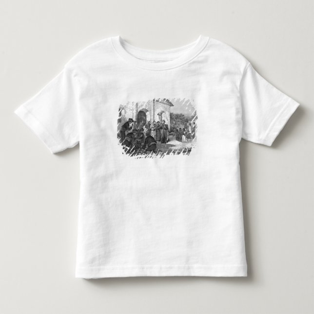 T-shirt Pour Les Tous Petits Mission espagnole d'Alamo (Devant)