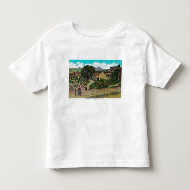 T-shirt Pour Les Tous Petits Mission San Juan Capistrano (Devant)