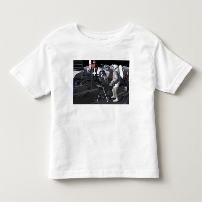 T-shirt Pour Les Tous Petits Missions d'exploration spatiale futures 5 (Devant)
