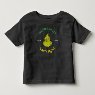 T-shirt Pour Les Tous Petits Mister Grinch Vous êtes un affreux sale putois