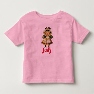 T-shirt Pour Les Tous Petits Mme Judy Puppet, ajouter le texte