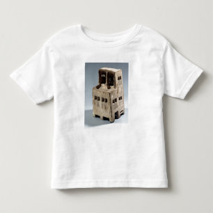 T-shirt Pour Les Tous Petits Modèle d'une maison (chaux)