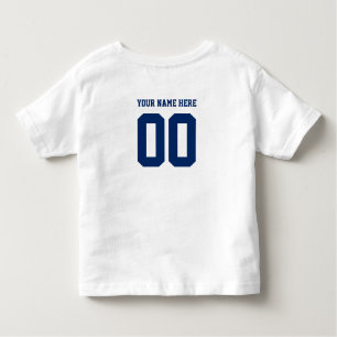 T-shirt Pour Les Tous Petits Modèle monogramme de l'équipe sportive personnalis