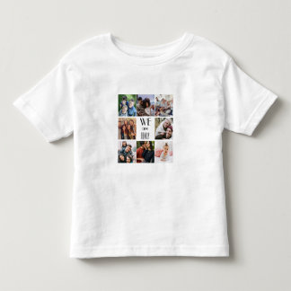 T-shirt Pour Les Tous Petits Modèle photo personnalisé "We Are Family"