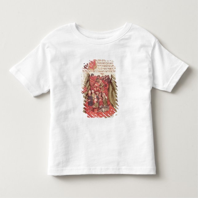 T-shirt Pour Les Tous Petits Moïse mène les enfants de l'Israël à travers (Devant)