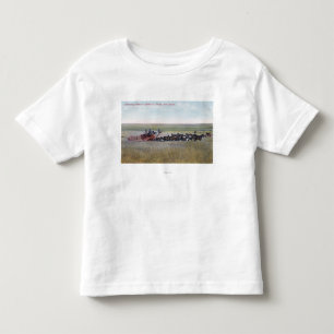 T-shirt Pour Les Tous Petits Moisson de la scène de blé