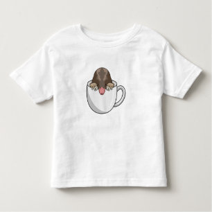 T-shirt Pour Les Tous Petits Mole avec la coupe de café