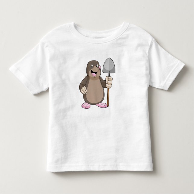 T-shirt Pour Les Tous Petits Mole avec lunette (Devant)
