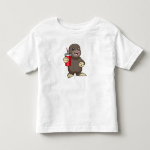 T-shirt Pour Les Tous Petits Mole avec tasse à boire