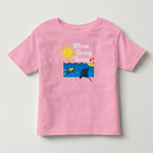 T-shirt Pour Les Tous Petits Moms Diving Buddy Design - Toddler Fine Jersey T-S
