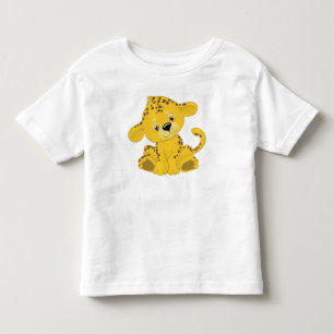 T-shirt Pour Les Tous Petits Mon bébé léopard