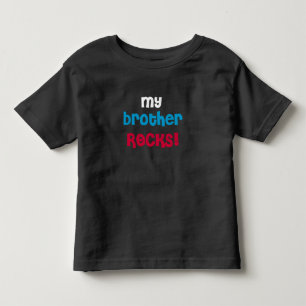 T-shirt Pour Les Tous Petits Mon frère Rocks