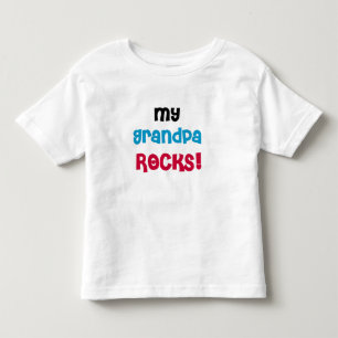 T-shirt Pour Les Tous Petits Mon grand-père Rocks