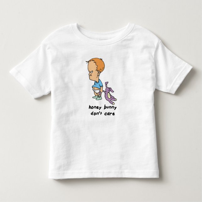 T-shirt Pour Les Tous Petits Mon lapin en sucre m'est égal (Devant)