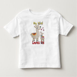 T-shirt Pour Les Tous Petits Mon Mimi M'Aime Llama