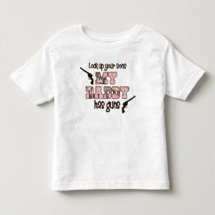 T-shirt Pour Les Tous Petits Mon Papa A Une Chemise D'Arme