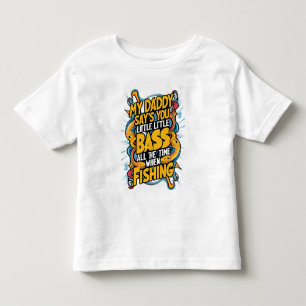 T-shirt Pour Les Tous Petits Mon papa dit que tu es un petit bar