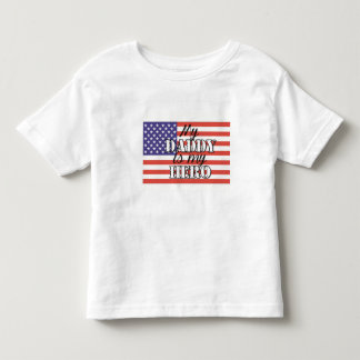 T-shirt Pour Les Tous Petits Mon papa est mon héros