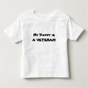 T-shirt Pour Les Tous Petits Mon papa est UN VÉTÉRAN !