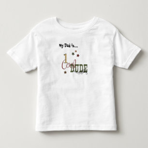 T-shirt Pour Les Tous Petits Mon père est 1 Cool mec
