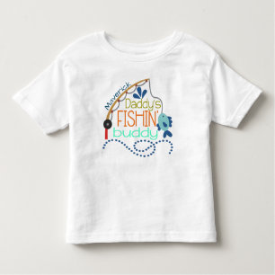 T-shirt Pour Les Tous Petits Mon pote de pêche de papa bébé personnalisé sur pl