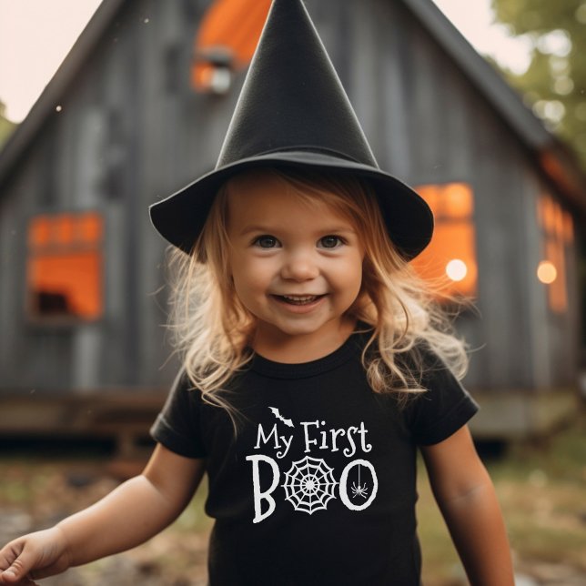 T-shirt Pour Les Tous Petits Mon premier Boo Halloween Toddler (My first boo - halloween shirt for toddlers)