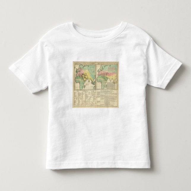 T-shirt Pour Les Tous Petits Monde comme connu de la Division d'ancients (Devant)