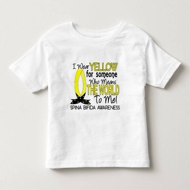 T-shirt Pour Les Tous Petits Monde de moyens à moi 1 spina bifida (Devant)