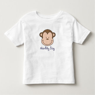 T-shirt Pour Les Tous Petits Monkey Boy T - Ajoutez un nom !