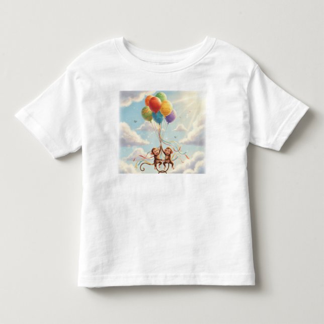 T-shirt Pour Les Tous Petits Monkey Business - adorable (Devant)