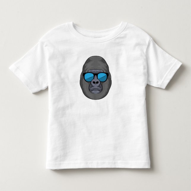 T-shirt Pour Les Tous Petits Monkey with Sunglasses (Devant)