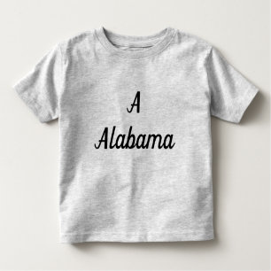 T-shirt Pour Les Tous Petits Monogramme Alabama