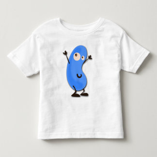 T-shirt Pour Les Tous Petits Monstre bleu mignon d'haricot