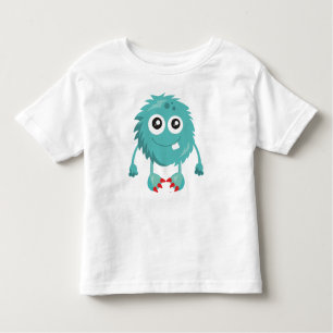T-shirt Pour Les Tous Petits Monstre De Fer, Monstre Bleu, Monstre Mignonne, Si