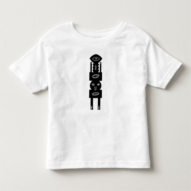T-shirt Pour Les Tous Petits Monstre drôle de l'espace extra-atmosphérique 2000 (Devant)