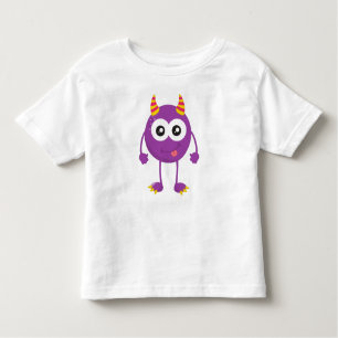 T-shirt Pour Les Tous Petits Monstre mignon, Monstre pourpre, Monstre drôle, Co