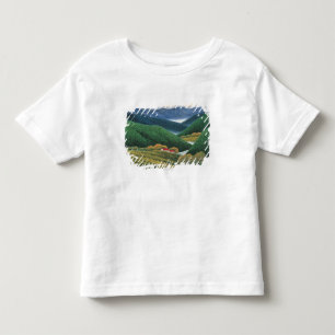 T-shirt Pour Les Tous Petits Montagnes de ressort