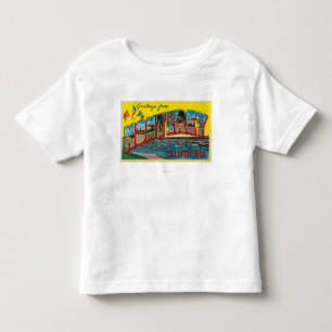 T-shirt Pour Les Tous Petits Monterey, la Californie - grandes scènes de lettr