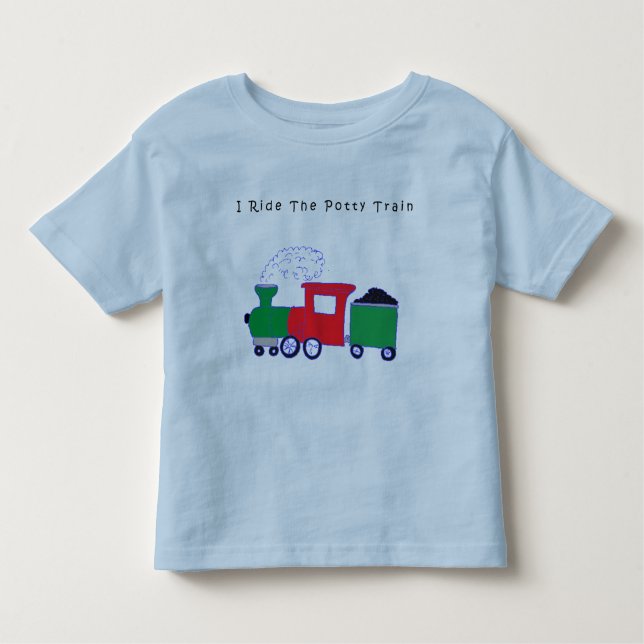 T-shirt Pour Les Tous Petits Montez le fou train (Devant)