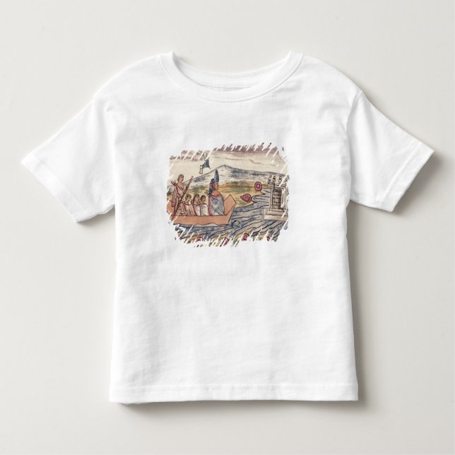 T-shirt Pour Les Tous Petits Montezuma II partant rapidement après l'audition (Devant)