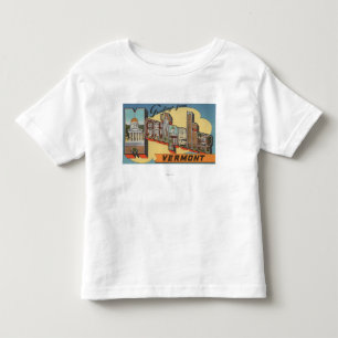 T-shirt Pour Les Tous Petits Montpellier, Vermont - grandes scènes de lettre