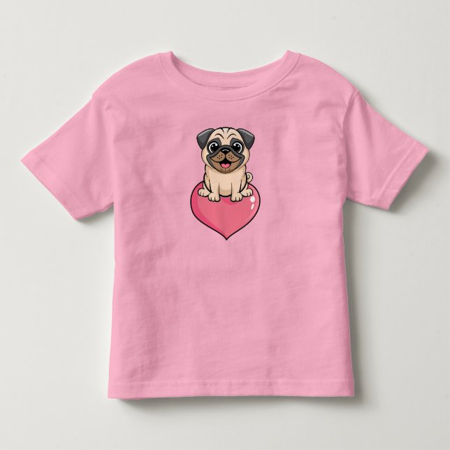 T-shirt Pour Les Tous Petits Mops (Devant)