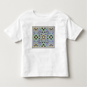 T-shirt Pour Les Tous Petits Mosaïque dans le lambris d'appui de la porte dans