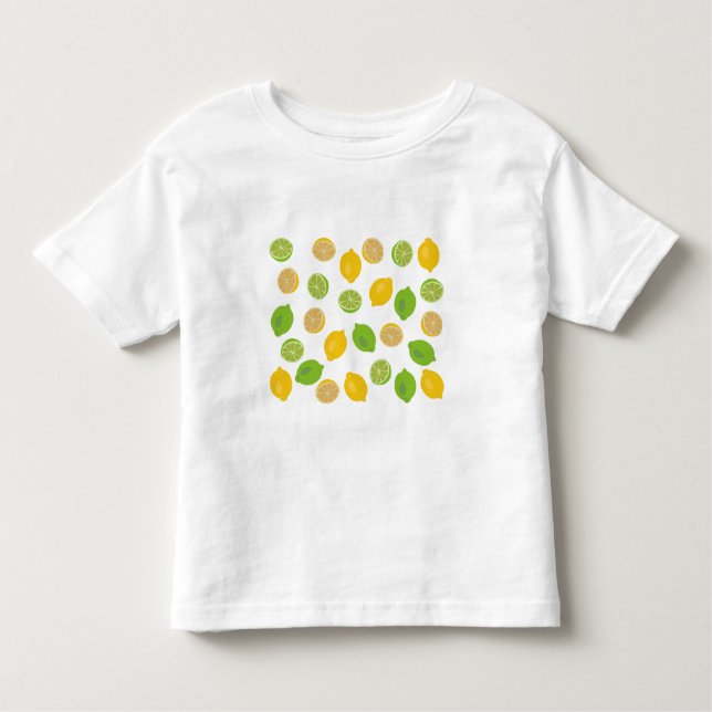 T-shirt Pour Les Tous Petits Motif citron et citron vert (Devant)